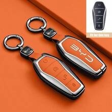 Casing Kunci Mobil Paduan Seng untuk BYD Tang L EV DM DMi DM-I 2022 2023 2025 2026 Gantungan Kunci Penutup Remote Shell Holder Aksesoris Fob - BYD - View 19