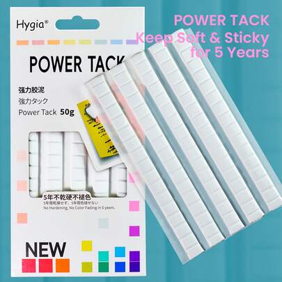 96pcs Heavy Duty Adhesive Putty, Reusable And Removable, No Damage To Walls. Suitable For Posters, Photos, DIY Crafts, Art Displays, Paintings And Hanging Decorations, Perfect For Home And Office Wall Applications.