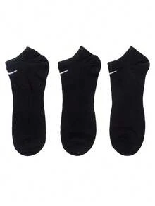 Nike Unisex Socks 2026 New DRI-FIT Training Sports Fitness Support Soft Comfortable Breathable Crew Socks 3-Pack SX7678-010 - Black - View 3