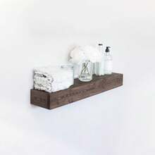 Wooden Floating Shelf,Floating Shelves,Farmhouse Room Decor,Rustic Floating Shelf,Ledge Shelf,Bracket Shelf,Modern Home Decor Shelves - View 9