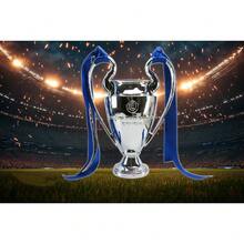 Champions Trophy,Resin Craft Champions Trophy Copy, Fan Collectibles And Birthday Gifts, Indoor Bedroom Decoration (6 Inch) - 6inch - View 5