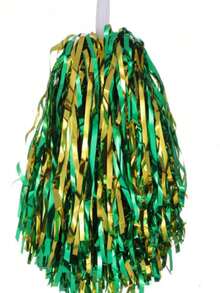 Aluminum Foil Long Ribbon Cheerleading Pom Poms, PE Material Waterproof 20g Ribbon Handle Stick, Reusable Handle Pom Poms, Suitable For Cheerleading Support Pom Poms, Dance Team Performance Props, Outdoor Square Dance Pom Poms And Fan Cheering Props Set - Multicolor - View 5
