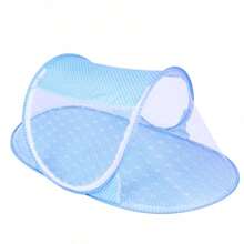 Accesorio para cuna Mosquitera plegable para bebé, tienda portátil para cuna, dormitorio, exterior - Azul - Ver 1