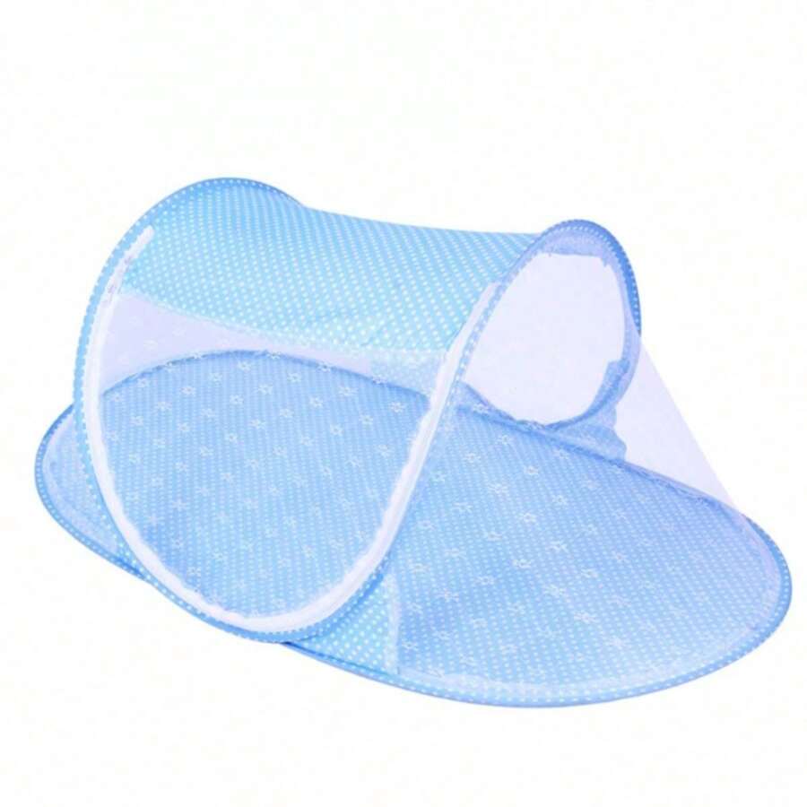 Accesorio para cuna Mosquitera plegable para bebé, tienda portátil para cuna, dormitorio, exterior - Azul - Ver 1