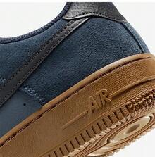 Nike Women's AIR FORCE 1 LV8 2 Casual Lightweight Skate Shoes HV4760-400 - Navy Blue - View 7