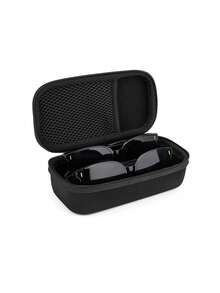 Portable Double Layer Eyeglass Case, Hard Shell Dual Slot Eyeglass Storage Box, Fashion Travel Eyeglass Storage, Unisex, Travel Accessory, Back To School Essential, Travel Essential, Holiday Essential - Multicolor - View 13