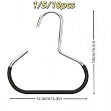 1 Set Hat Storage Rack Hooks, Multi-Layer Hanging Closet, Hat Organizer, Scarf & Clothing Storage Tool, Dust-Proof, Home Decor Room Decoration, Holiday Supplies Storage, Practical Back To School & Christmas Gift, Under Sink Cabinet Bathroom, Under Sink Storage Rack, Storage Rack, Closet Shelf System, Office Supplies & Accessories - Multicolor - View 7