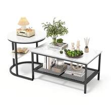 Living Room Table Sets - 彩色 - 查看 1