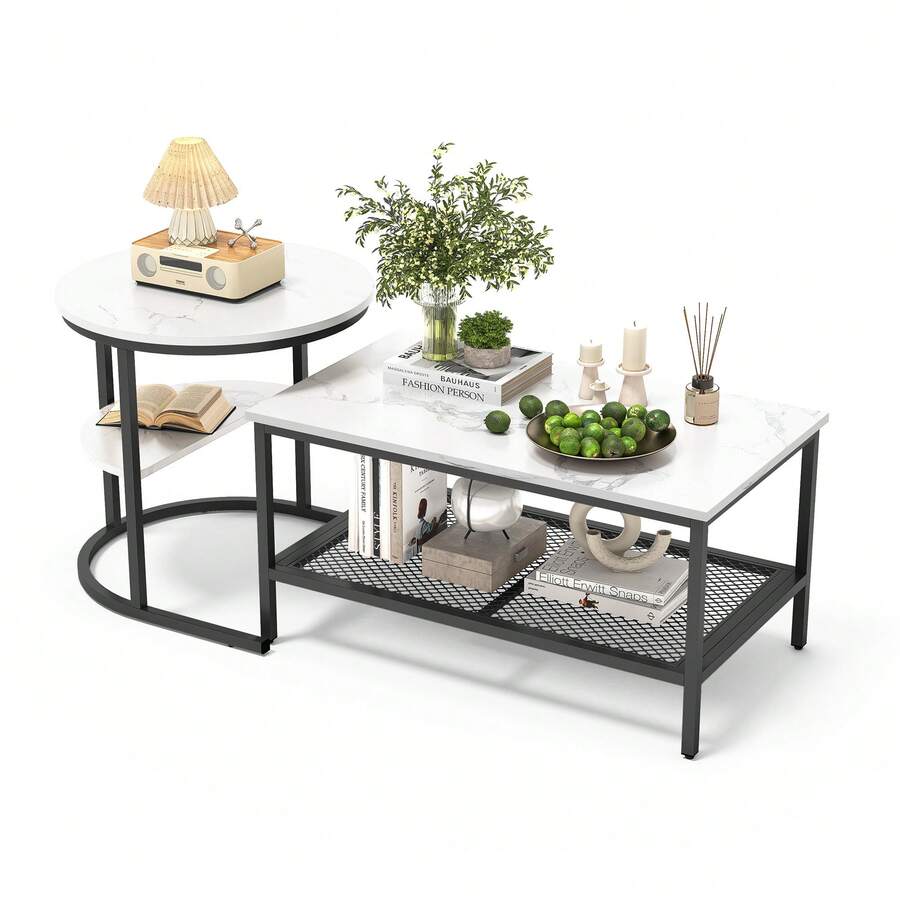 Living Room Table Sets - 彩色 - 查看 1