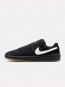 Men's NIKE SB CODE 58 Low-Top Skate Shoes IB0108-001 - Black and White - View 1