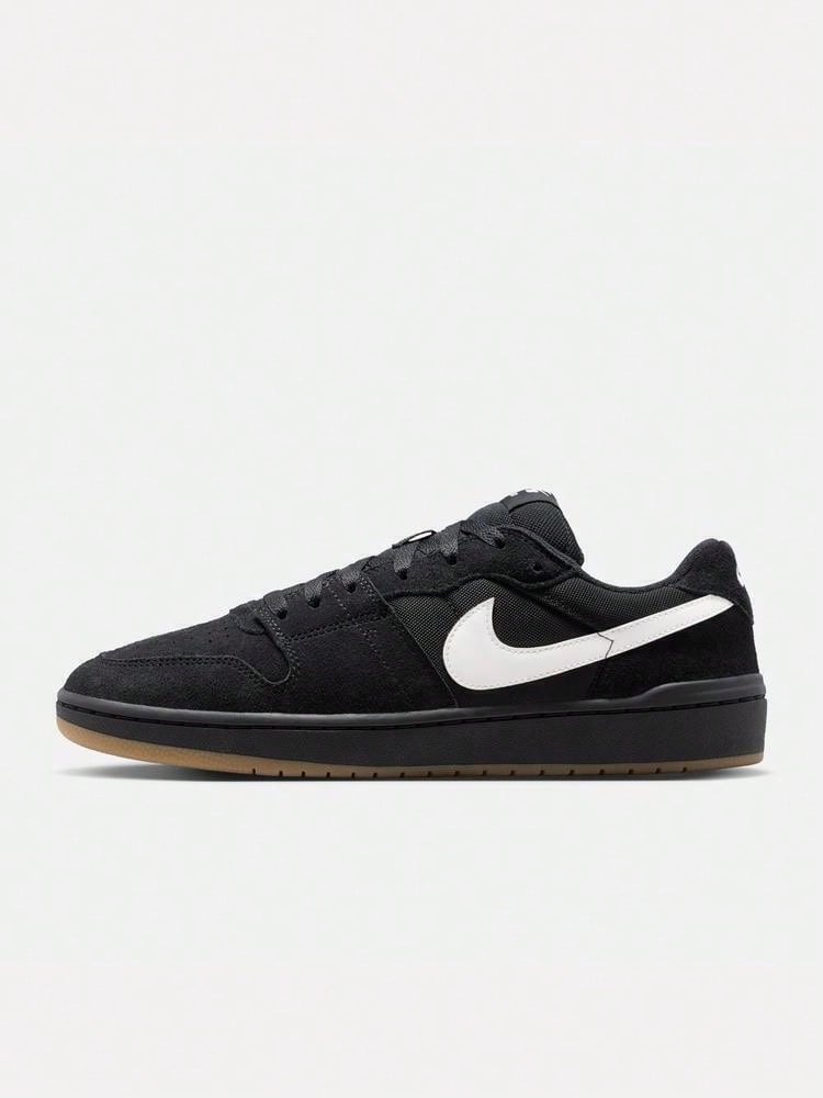 Men's NIKE SB CODE 58 Low-Top Skate Shoes IB0108-001 - Black and White - View 1