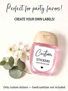 Custom Hand Soap Label Stickers, Suitable For Graduation Ceremony, Wedding, Bridal Shower, Coming Of Age Party, Birthday, Holiday Party And Other Occasions And Baptism, Soap Not Included, Halloween, Christmas - Multicolor - View 5