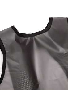 Transparent Waterproof Hair Salon Apron, PEVA Sleeveless Hairdressing Cape, Suitable For Haircutting, Dyeing, Styling, With Black Trim, Neck Protection Design, Suitable For Hairstylists And Home DIY, Unisex - Multicolor - View 11