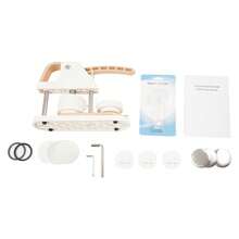 Button Badge Maker Machine 58mm Manual Complete Kit For DIY Crafts School Home - Default - View 10