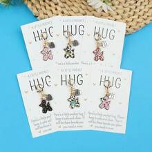 6pcs Birthday Party Atmosphere Balloon Dog Keychain Set, Unique Balloon Dog Design Brings Energetic Vibe, Ideal For Birthday Scenes. Also Suitable As Graduation Season Keepsake Gift Or Daily Surprise For Friends And Family. - Multicolor - View 2