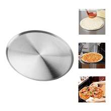 Charola para pizza de 40 cm Aluminio - Gris - Ver 4
