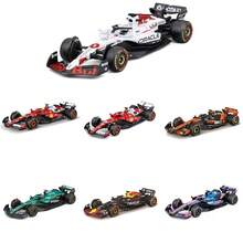 Burago 1/43 比例 F1 系列賽車手模型附頭盔,含展示盒,創意 F1 賽車模型人偶 - 彩色 - 查看 3