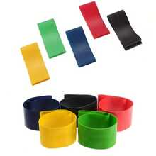 5pcs Muscle Training Resistance Bands, Suitable For Strength Training & Muscle Shaping, Functional Training, Portable & Multi-Scenario Use - Multicolor - View 7
