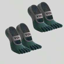 2/4/6 Pasang Kaos Kaki Anti Selip Jari Kaki Penuh Wanita, Desain Anti Selip, Cocok Untuk Pilates, Balet Dan Yoga, Desain Lima Jari Kaki - MultiWarna - View 16