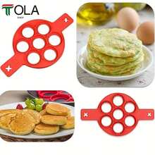 Egg & Pancake Rings - Red - View 2