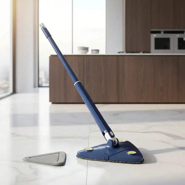 Mop Triangular Esfregão Rodo Mágico Giratório Com Microfibra