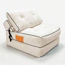 Bean Bags - White + Corduroy + Foam - View 5