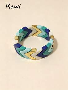 6pcs/Set Colorful Bracelet Set, Suitable For Daily Wear - Multicolor - View 6