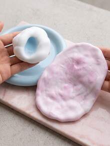 Mochi Soft Squishy Toy, Handmade Sticky Rice Cake Squeeze Ball, Soft TPR Stress Relief Toy, Fresh Macaron Color Sensory Squeeze Toy, Suitable For Teenagers, Desktop Decor Relaxation Gift - Multicolor - View 6