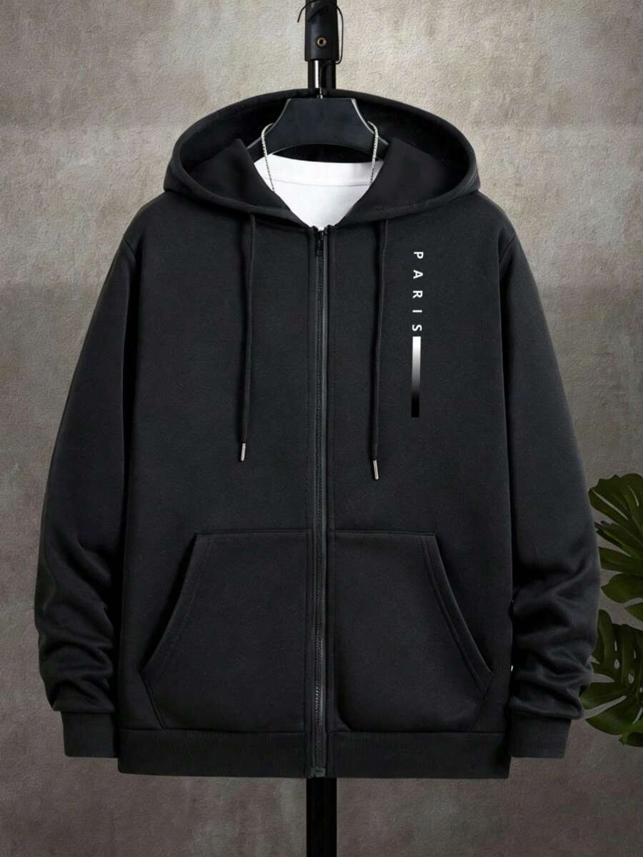Impala Men Zip-Up Hoodies - Black - View 1
