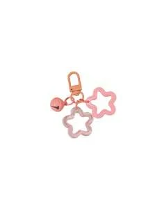 Transparent ID Card Holder With Star Bell Keychain, Durable And Fashionable, Designed For Women. Made Of Playful And Practical Plastic Structure, Essential For Campus Life, Beautiful Design, Equipped With Star Bell Buckle, Can Store ID Card, Bank Card, Bus Card And Keys, Essential ID Protection Holder For Campus Life, Essential For Students, Practical And Fashionable, Fashionable Keychain, Suitable For ID Card, Credit Card, Bus Pass And Keys, Back To School Season, Graduation Season, Teacher's Day - Multicolor - View 19