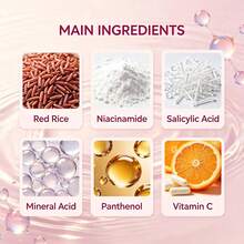 SUMIFANG Red Myo-Inositol Exfoliating Serum, Gently Removes Dead Skin Cells, Deeply Cleanses Pores And Dirt, Smooths Rough Skin And Refines Pore Texture, Provides Soothing And Repairing While Exfoliating, 100g - AHA - View 7