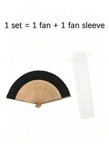 Folding Hand Fan Kung Fu Fan, Bamboo Folding Fan, Suitable For Celebration, Costume Matching, Wedding, Performance, Decoration, Holiday Gift, Home, Office, Party Supplies, Birthday Gift, Graduation Gift, Portable Tool, Summer Essential, Summer Portable - Multicolor - View 10