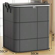 1/3pcs Black Thickened Large Capacity Storage Bags, Tear-Resistant Woven Fabric, Reinforced Stitching, Dustproof & Moisture-Proof Foldable Storage Bags, Suitable For Travel, Moving, Bedroom - Multicolor - View 8