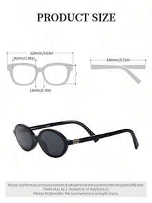 Miu Miu Black Oval Frame Gold Logo UV Protection Fashion Women's Sunglasses Summer Beach Style - Black - View 7