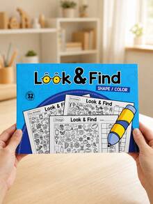 Interactive Treasure Hunt Game Book/Sudoku Game, Enhances Brain Ability, Memory And Color Recognition/Durable Travel Educational Cards, Suitable For Home And School/Perfect Gift For Thanksgiving, Easter, Christmas And New Year/Find The Difference - Multicolor - View 2