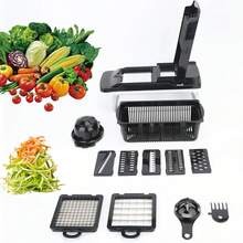 Multi-Blade Detachable Kitchen Vegetable Slicer, Grater, Dicer And Chopper, Convenient Home Cooking Tool - Multicolor - View 9
