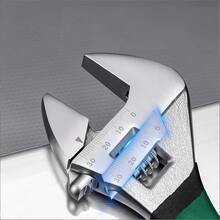 Adjustable Wrench Manual Tool Metal Multi-Function Sturdy Portable Large Opening Industrial Grade Suitable For Home Repair Automotive Plumbing 6 Inch-8 Inch-10 Inch-12 Inch - A - View 7