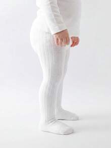 5 PCS Baby Toddler Leggings Children's Lightweight Solid Color Tights In Simple Style For Baby Girls In Spring & Autumn Seasons - Multicolor - View 4
