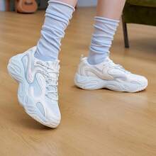 XTEP New Casual Thick-Sole Platform Versatile Women's Sneakers - White/Blue - View 2
