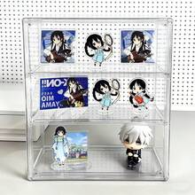 1pc 3-Layer Transparent Display Case With Magnetic Door, Heavy-Duty Acrylic Structure, No Assembly Required - Modern Minimalist Design Transparent Display Box, Suitable For Stores, Home Offices And Collectibles Display; Space-Saving Storage Organizer Box, Minimalist Storage Box, Minimalist Decor, Sturdy Storage Box, Multi-Layer Shelf, - 36*27*14cm / 14.17*10.63*5.51in - View 4