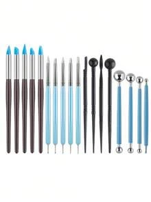 8/9/18pcs Pottery Clay Set, For Pottery And Polymer Clay Enthusiasts, DIY Handmade Crafting - Multicolor - View 6