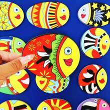 hoojojo 12Pcs Felt Storytelling Teaching Set, "12 Fish" Felt Story Cards, Role-Playing Props, Storytelling Teaching Aid, English Picture Book Story Activity, Classroom Interactive Game, Back-To-School Essential - Multicolor - View 3