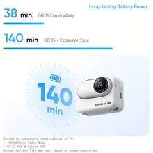 Insta360 GO 3S - Kamera Vlog Ringkas 4K yang Dapat Dipakai, Tampilan Orang Pertama Bebas Genggam, Stabilisasi Gambar, Daya Tahan Baterai 140 Menit, Ketahanan Air 10 Meter, Kompatibilitas Apple Find My, Baru Diaktifkan untuk Vlogging - View 2