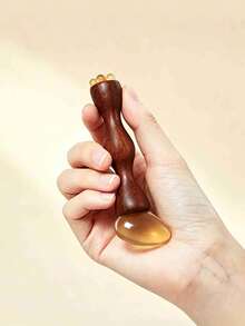 2-In-1 Gua Sha Scraping & Acupressure Wand, Facial Massage Beauty Tool (1pc) - Multicolor - View 6