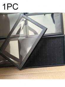 1pc Luxury Black Ring Display Box, Earring & Jewelry Packaging Box, Professional Jewelry Display Storage Box, Multi-Slot Ring Holder, Suitable For Collection - Multicolor - View 5