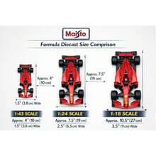 Burago 1/43 2025 Ferrari 賽車 W_Helmet,Leclerc #16 - SF25 #16 Lec lerc - 查看 10