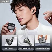 Lenovo EA269 Earbud Nirkabel Bluetooth 5.4, Peredam Kebisingan Panggilan, Tahan Keringat IPX5, Latensi Audio Mode Gaming yang Dioptimalkan, Kontrol Sentuh, Cocok untuk Olahraga dan Gaming Sehari-hari - View 6