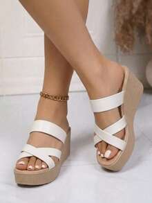 Women Wedges & Platform - White - View 2