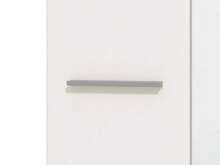 Dmora Griante - Guardaroba 2 Ante, 60x193h cm Bianco, Appendiabiti - Bianco - Visualizzare 5