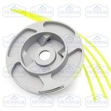 1pc 109mm Diameter One-Click Threading Anti-Collision Wear-Resistant Anti-Jamming Integrated Die-Cast Aluminum Alloy Natural Color Aluminum Disk Mower Head, Universal Lawn Mower Accessory For Garden, Farm, Mountain, Yard, All-Season Weeding And Land Clearing - Grass Trimmer Head (Natural Aluminum Disc) - View 10